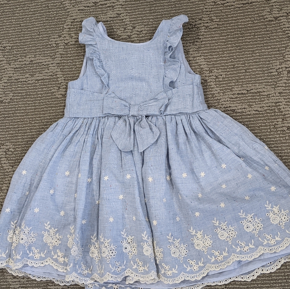 Pippa & Julie soft blue sleeveless dress